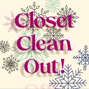 Make offers.  Cleaning out closet!!!!